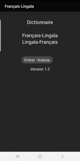 Dictionnaire Lingala-Français sur GooglePlay