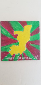 Magnet Carte Congo-Brazzaville